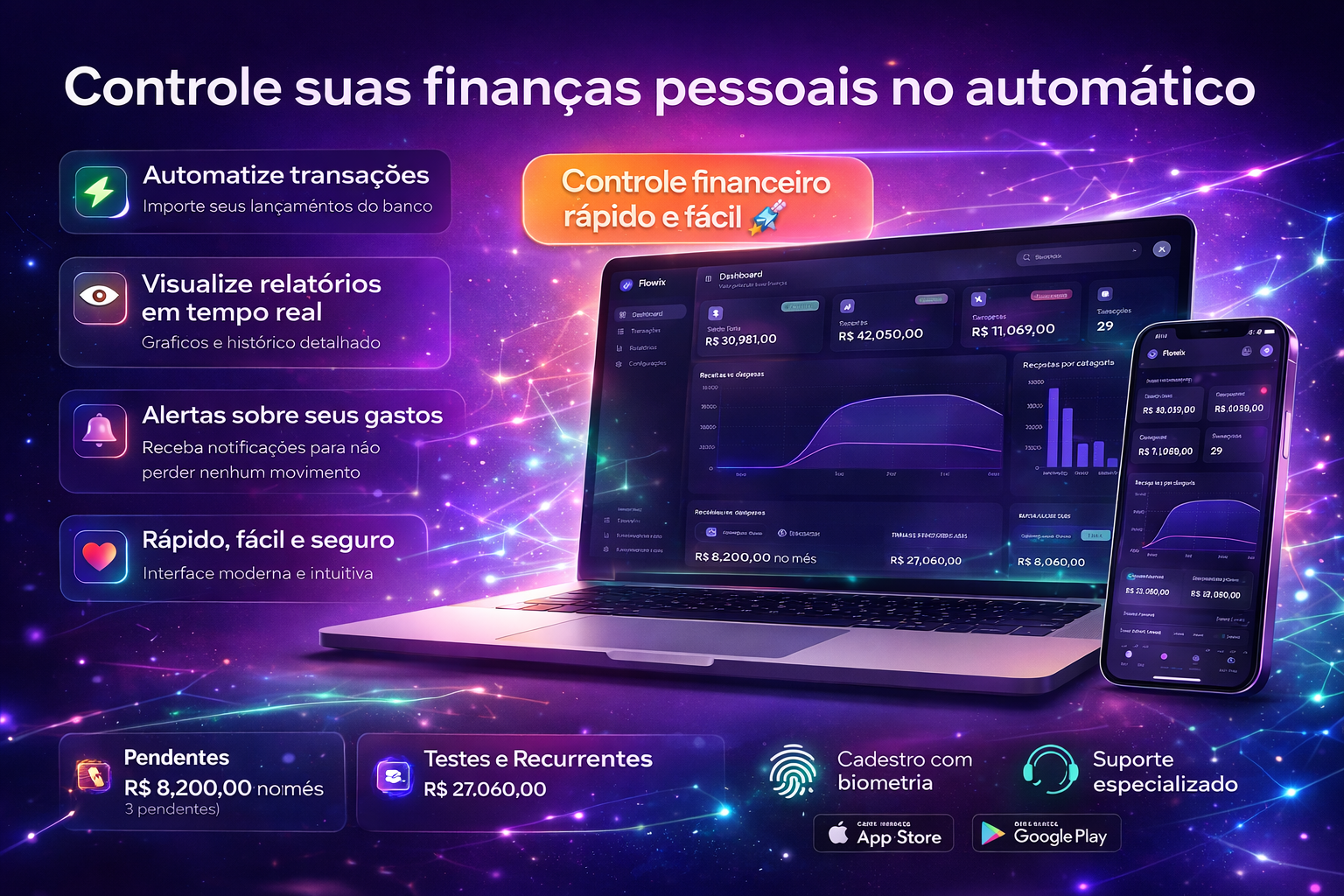 Flowix SaaS - Código Completo Gratuito